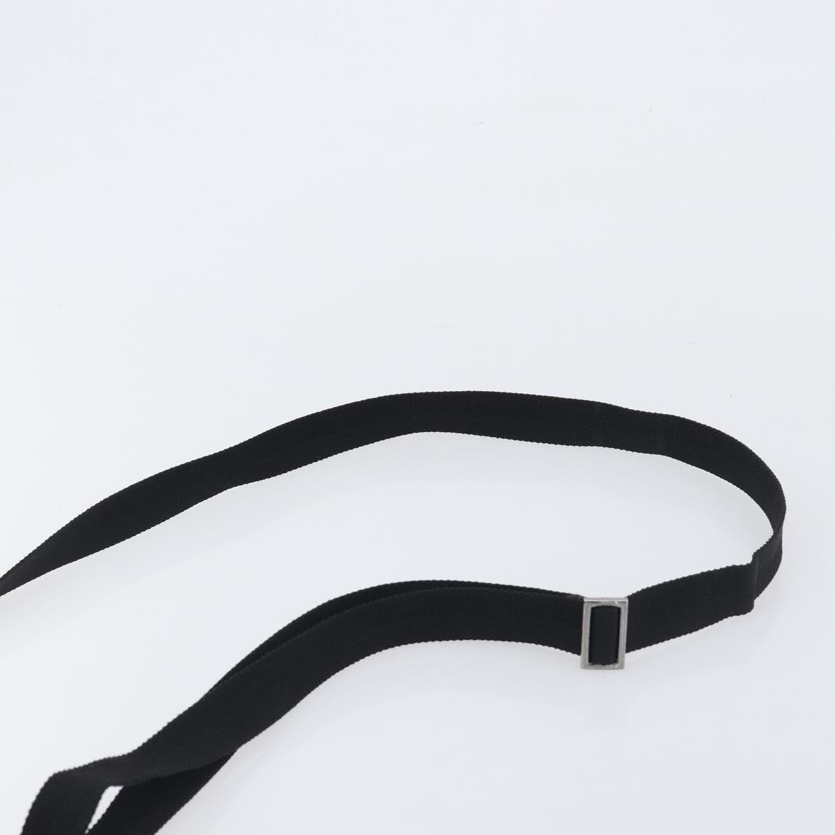 Gucci Vintage Flat Messenger GG Canvas and Leather, Black, Canvas, Handbag