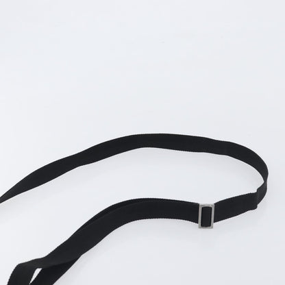 Gucci Vintage Flat Messenger GG Canvas and Leather, Black, Canvas, Handbag