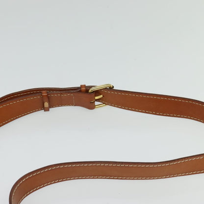 Celine Vintage Macadam Canvas and Leather, Brown, Canvas, Shoulder Bag