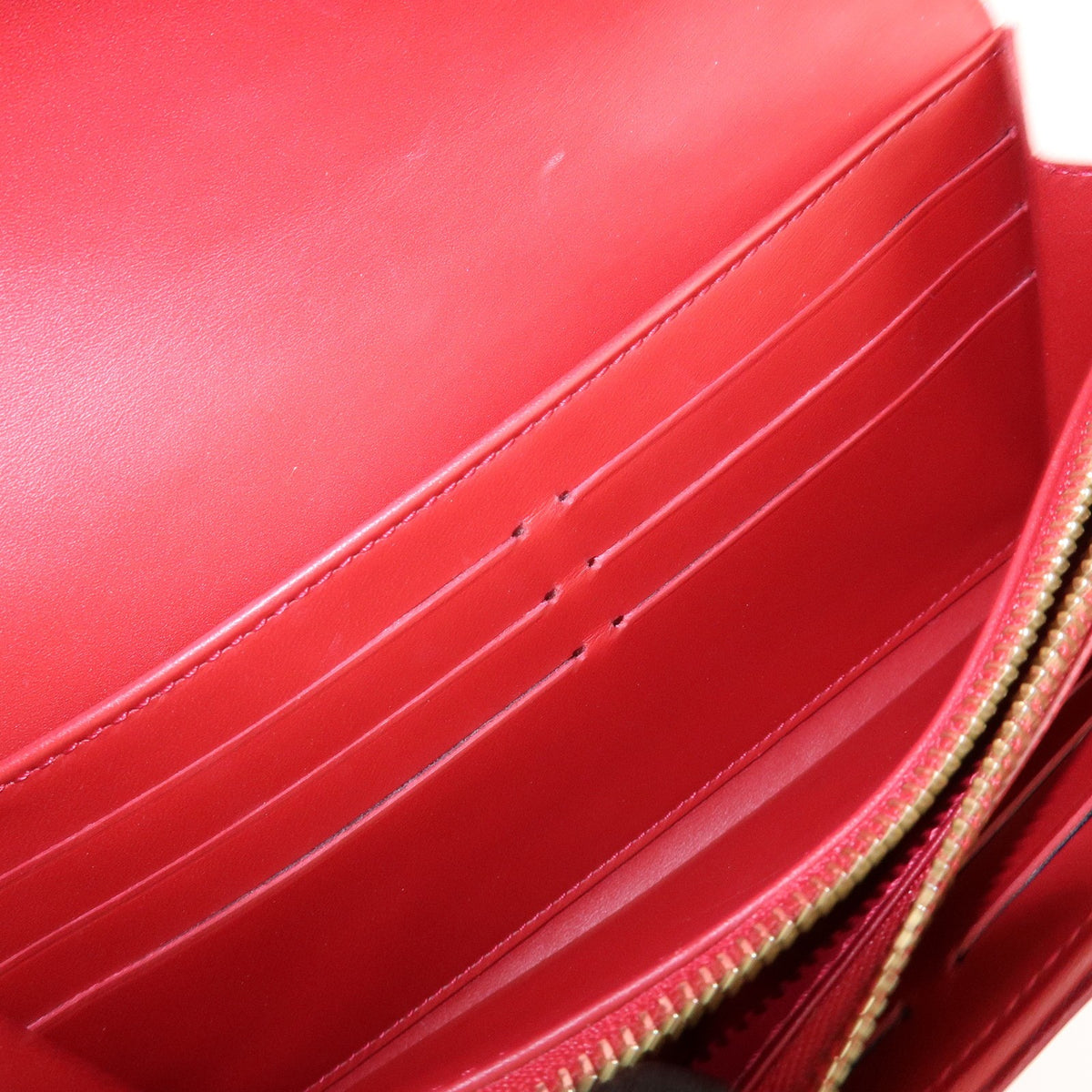Louis Vuitton Chaine Monogram Vernis, Red, Patent Leather, Crossbody Bag