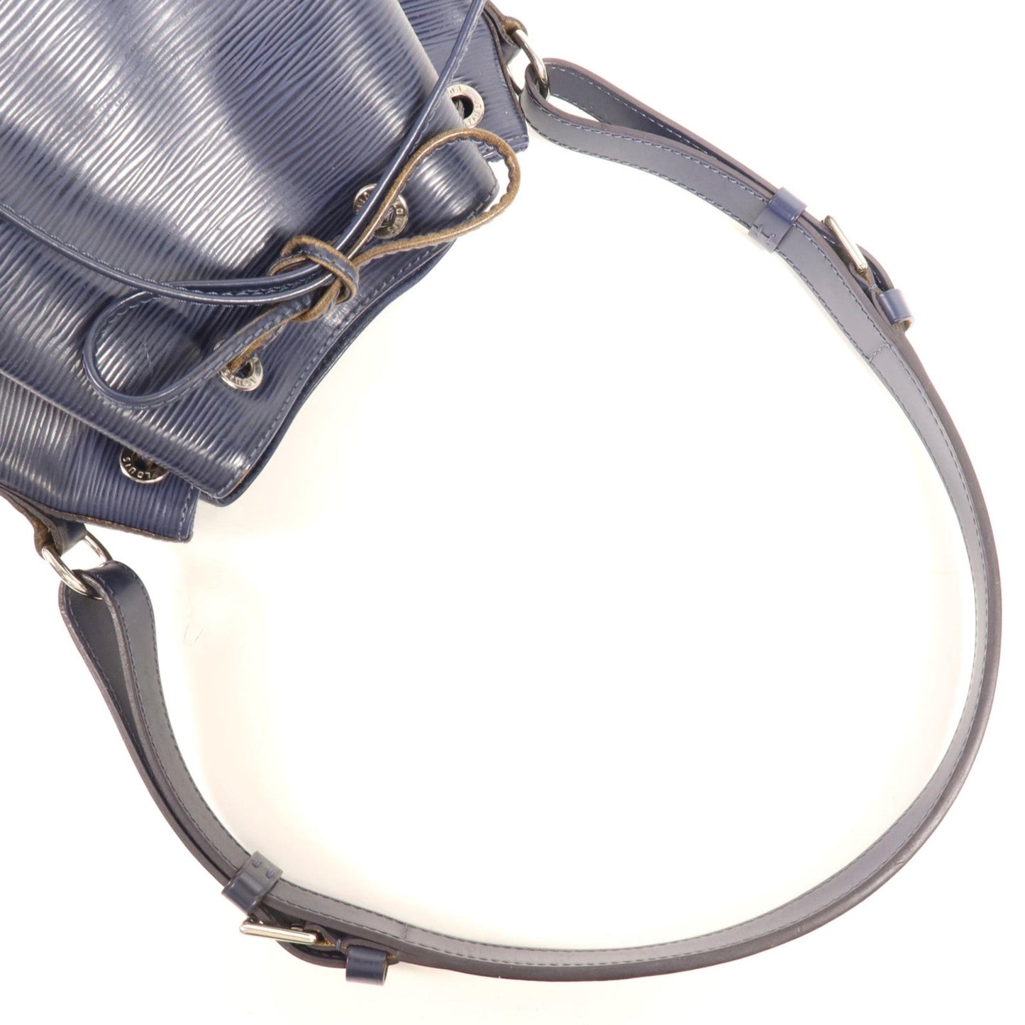 Louis Vuitton Noe Epi Leather, Blue, Leather, Shoulder Bag