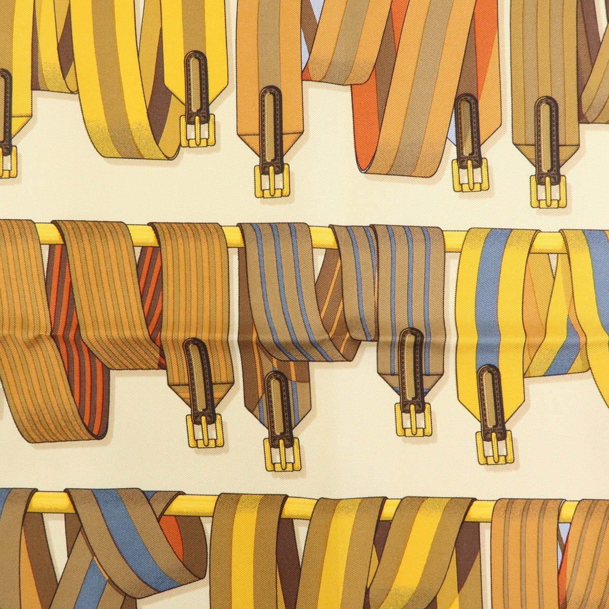 Hermes Carré 42 Silk, Multicolour, Silk, Scarf