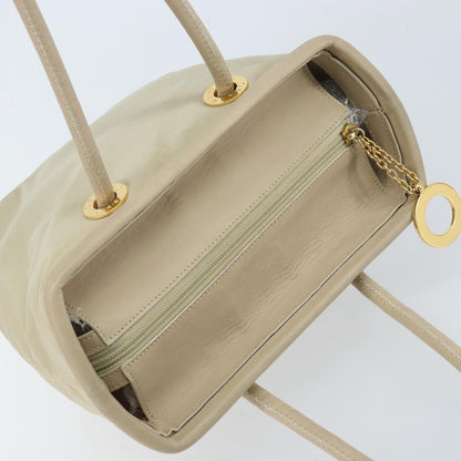 Celine Handbag Nylon, Beige, Nylon, Handbag