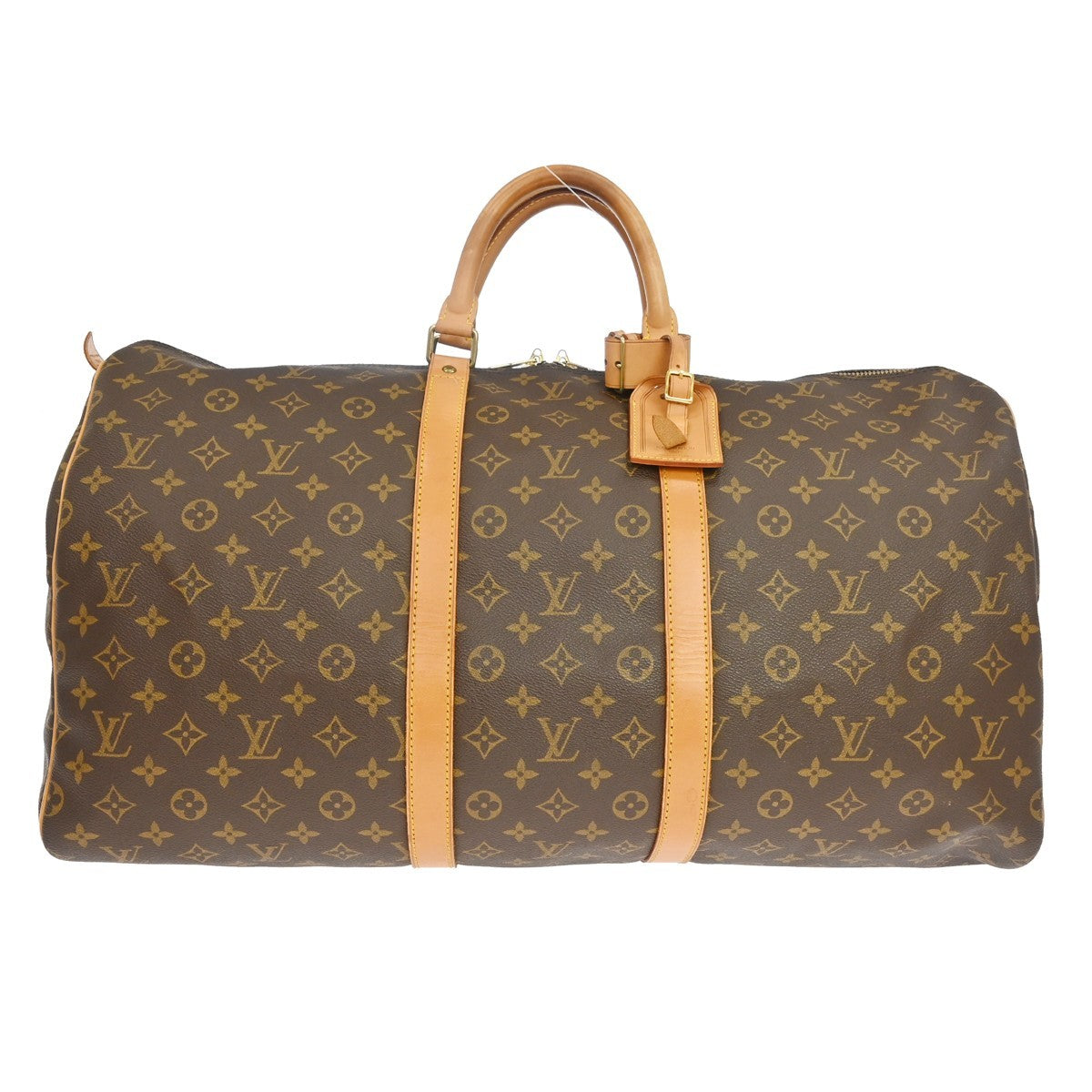 Louis Vuitton Keepall Monogram Canvas, Brown, Canvas, Travel Bag