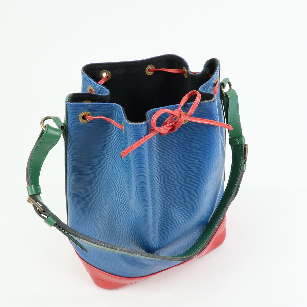 Louis Vuitton Tricolor Noe Epi Leather, Blue, Leather, Handbag