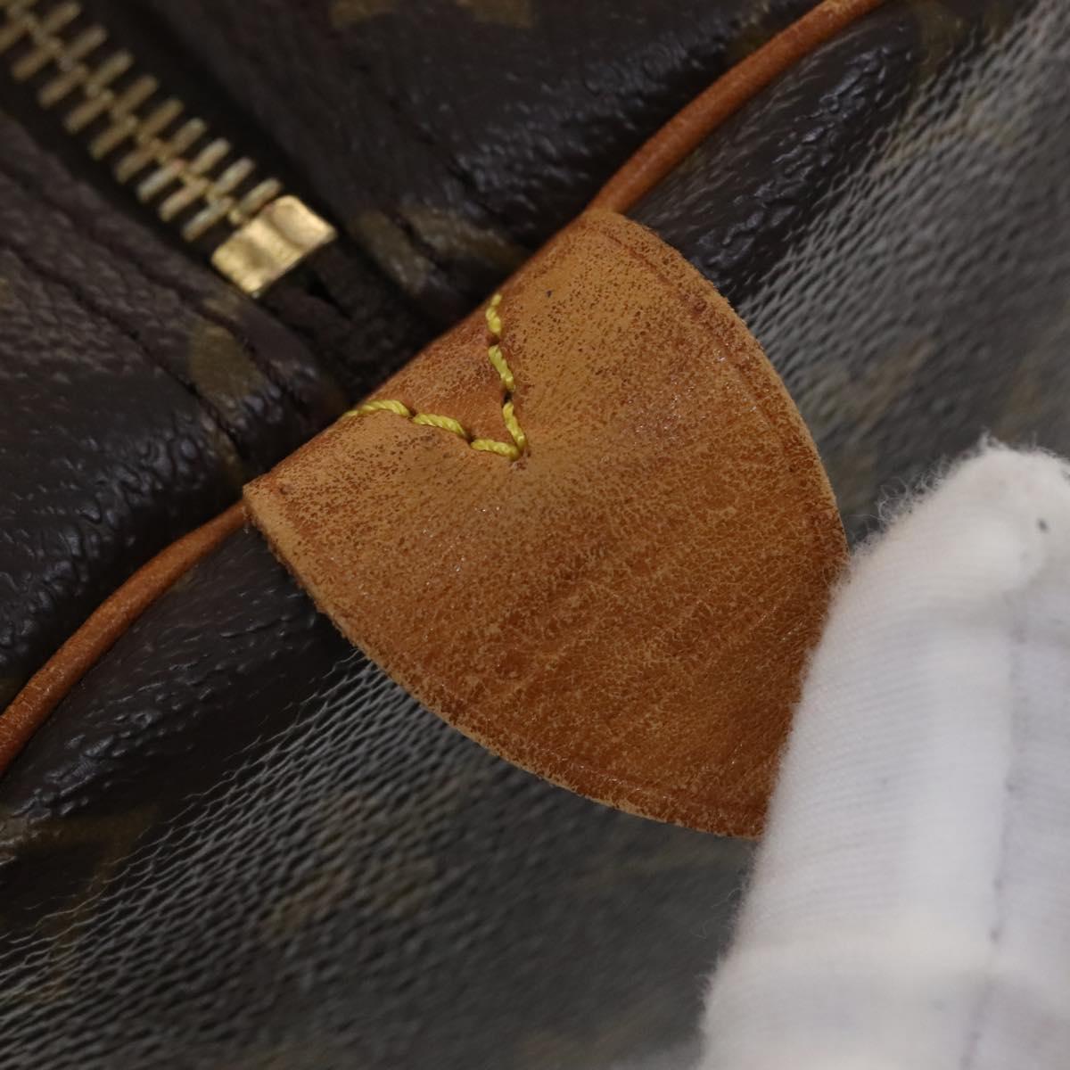 Louis Vuitton Keepall Bag Monogram Canvas, BROWN, CANVAS, Travel bag