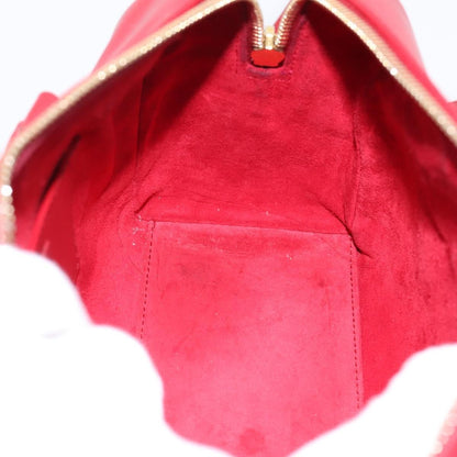 Saint Laurent Classic Baby Duffle Leather, Red, Leather, Handbag