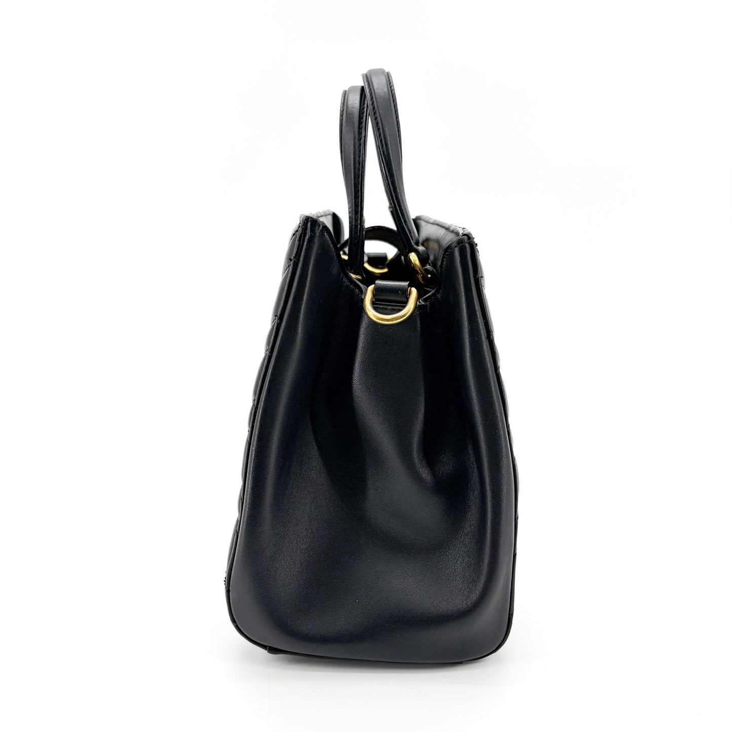 Gucci GG Marmont Tote Matelasse Leather, Black, Leather, Tote Bag