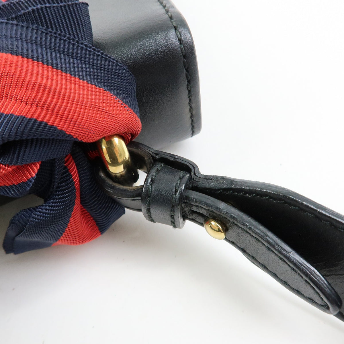 Gucci Sylvie Leather, Black, Leather, Shoulder Bag