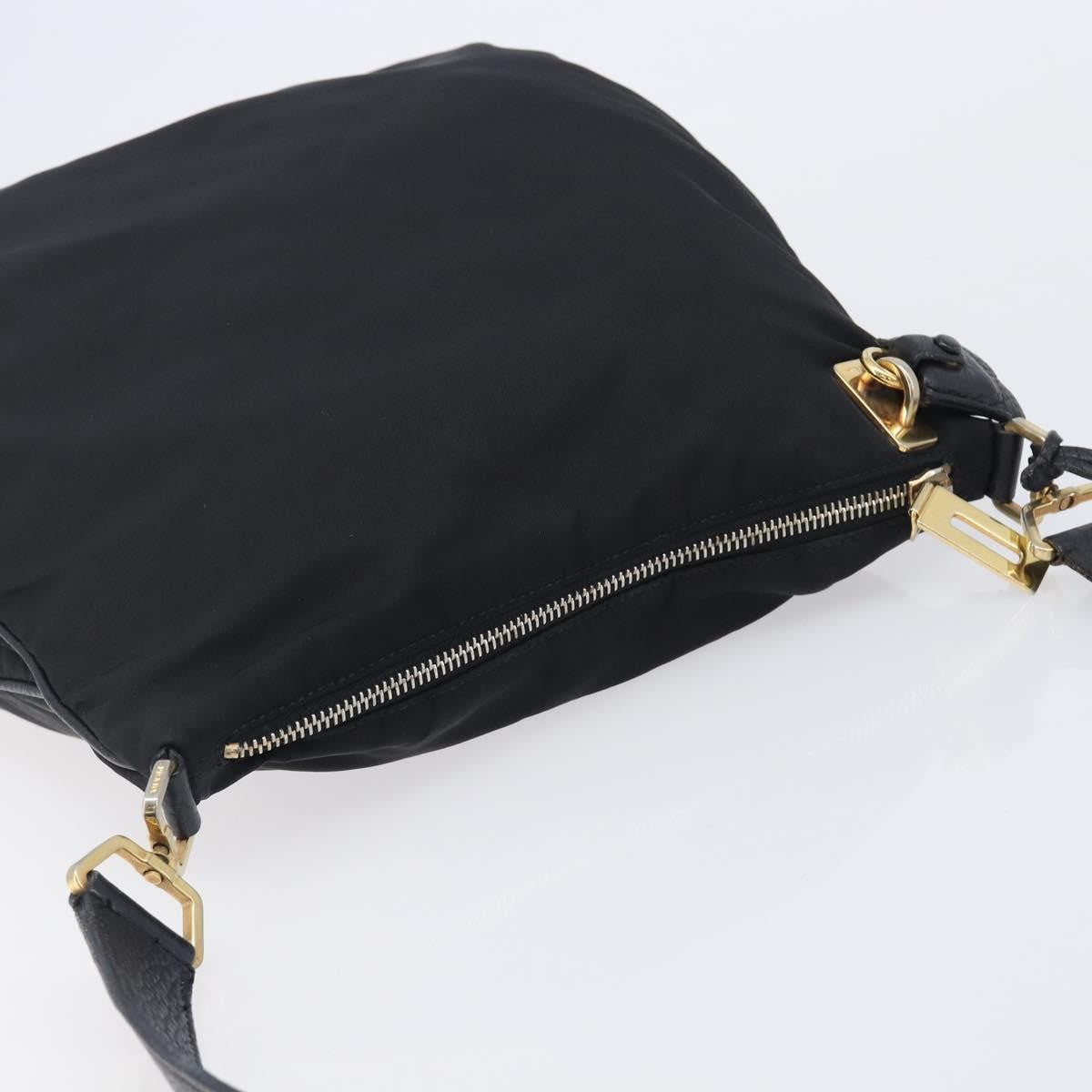 Prada Shoulder Tessuto, Black, Nylon, Shoulder Bag