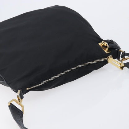 Prada Shoulder Tessuto, Black, Nylon, Shoulder Bag