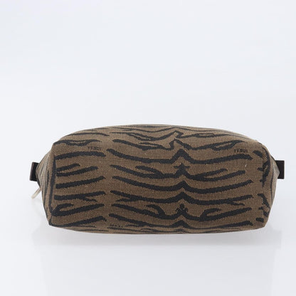 Fendi Handbag canvas, Brown, Canvas, Handbag