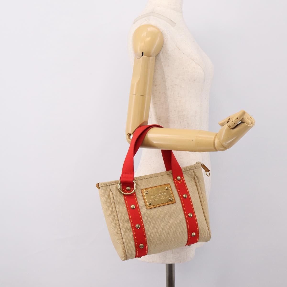 Louis Vuitton Antigua Canvas, Beige, Canvas, Tote Bag