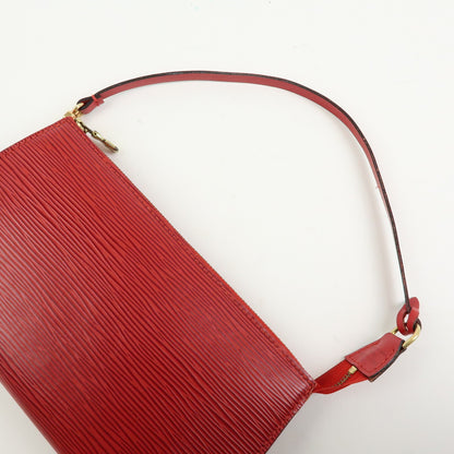Louis Vuitton Pochette Accessoires NM Epi Leather, Red, Leather, Clutch