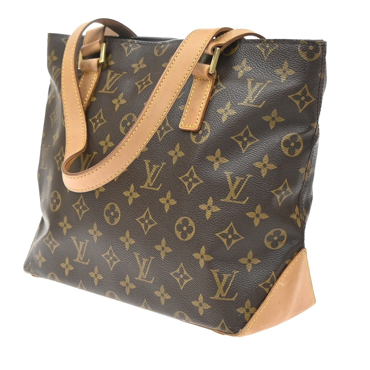 Louis Vuitton Cabas Piano Monogram Canvas, Brown, Canvas, Tote Bag