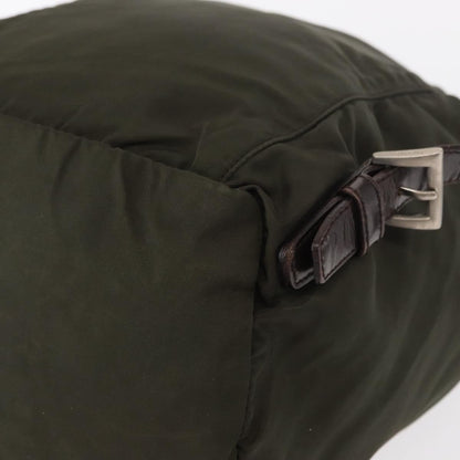 Prada Front Pocket Tessuto, Khaki, Nylon, Backpack