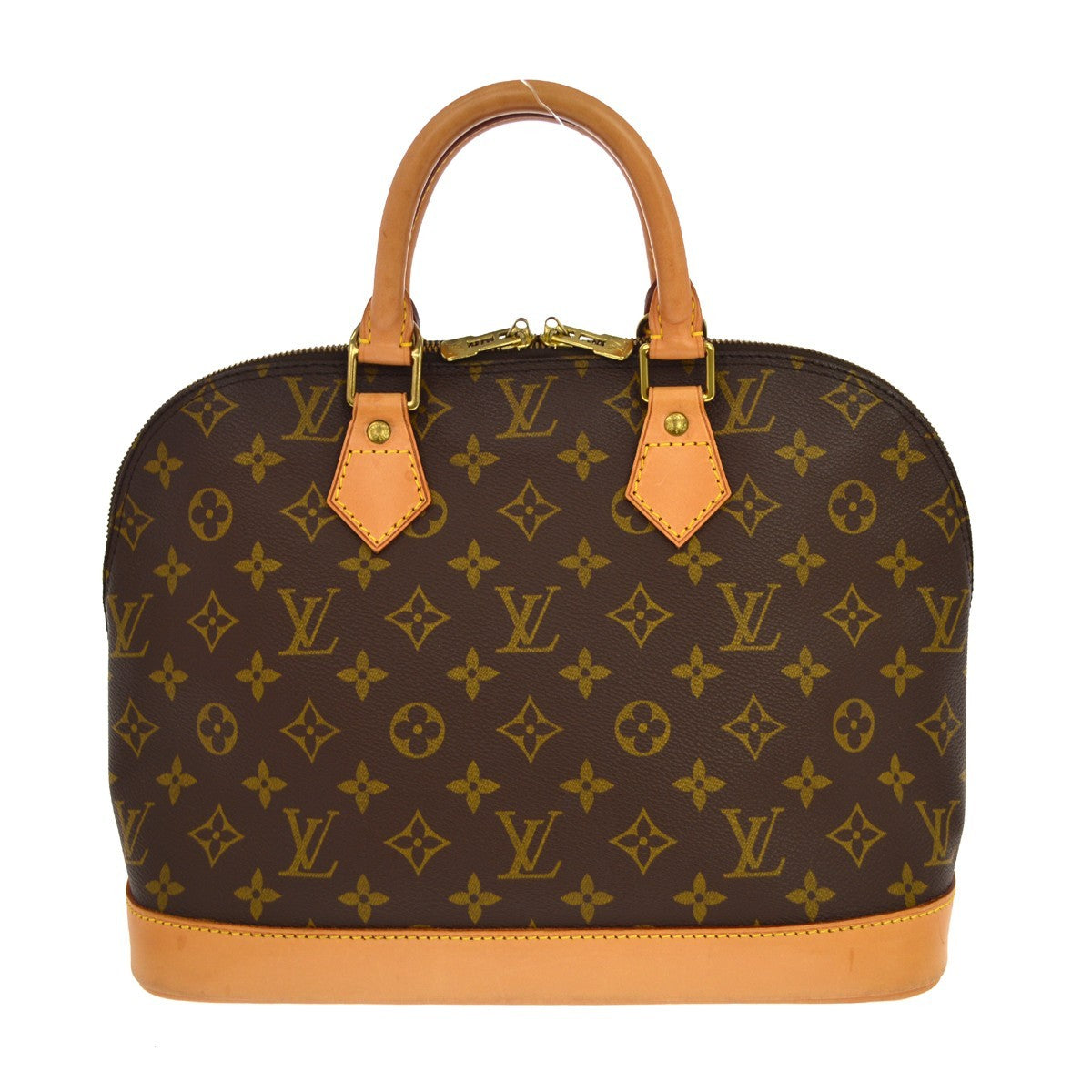 Louis Vuitton Alma Monogram, Brown, Canvas, Handbag