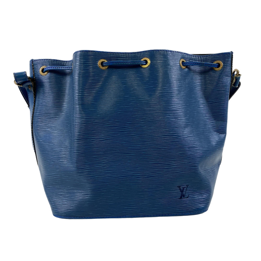 Louis Vuitton Noe Handbag Epi Leather, Blue, Leather, Handbag