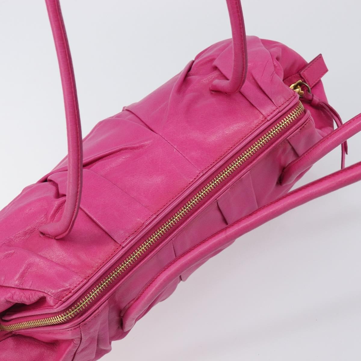 Miu Miu Shoulder Leather, Pink, Leather, Shoulder Bag