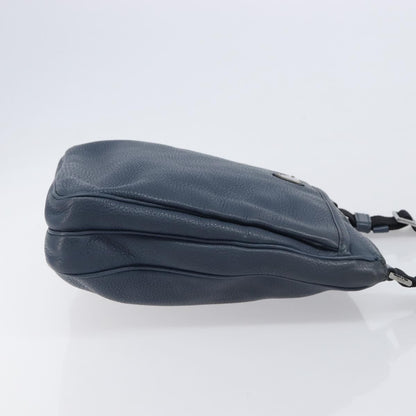 Prada Messenger Saffiano Leather, Navy, Leather, Handbag