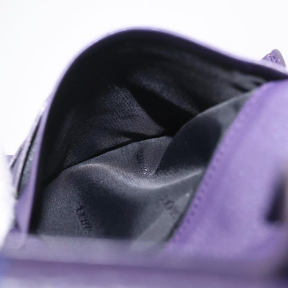 Loewe Anagram Trifold Flap Leather, Purple, Leather, Wallet
