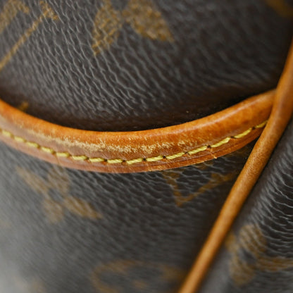 Louis Vuitton Deauville Monogram, Brown, Canvas, Handbag