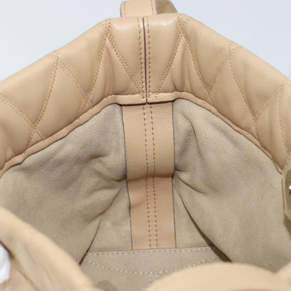 Givenchy GV Bucket Quilted Leather, Beige, Leather, Shoulder Bag