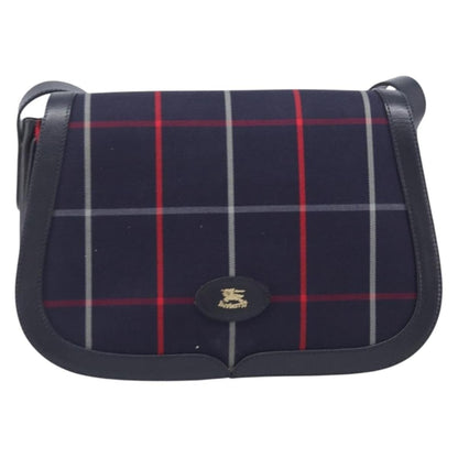Burberry Nova Check Shoulder Bag Canvas, Navy, Canvas, Shoulder Bag