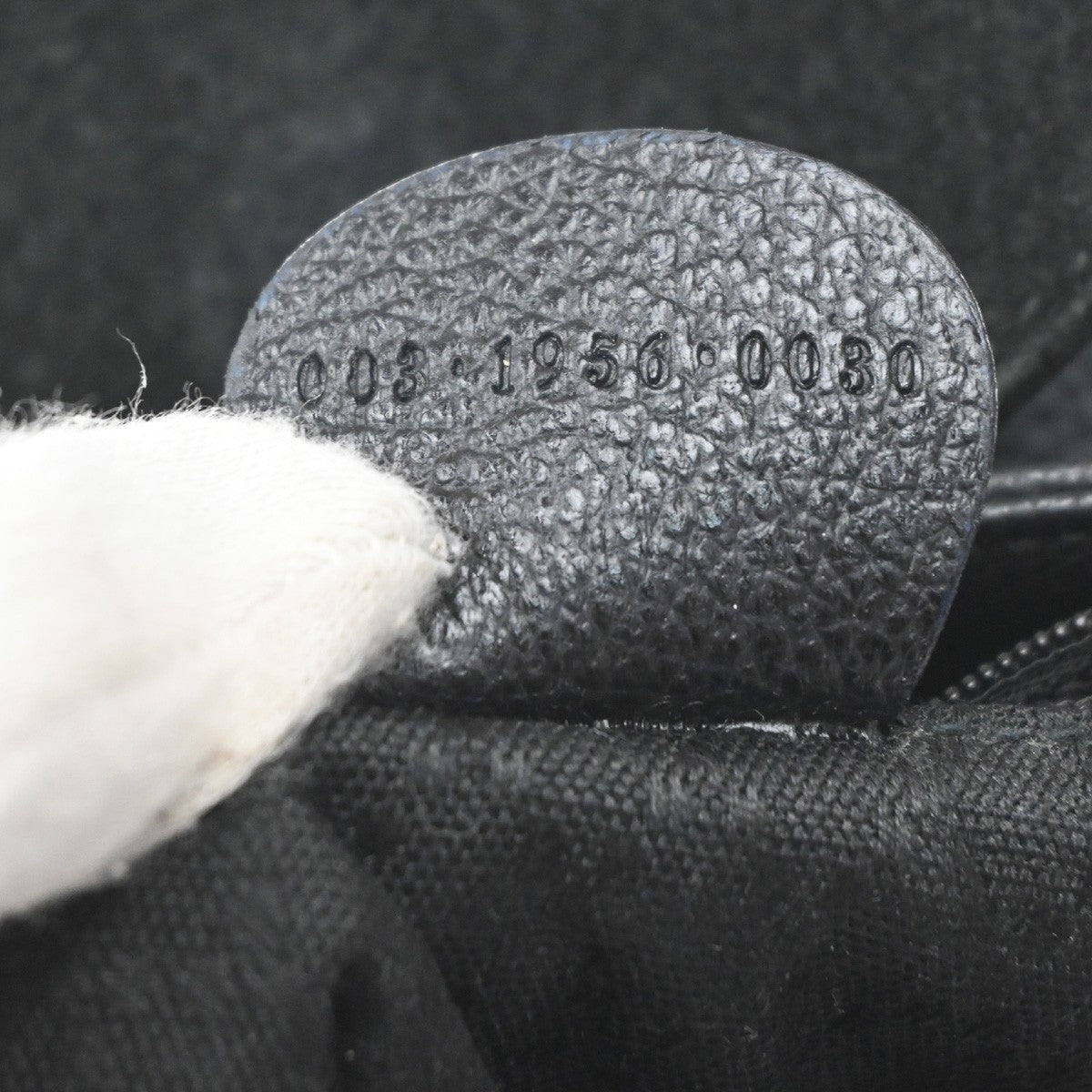 Gucci Vintage Bamboo Suede, Black, Suede, Backpack