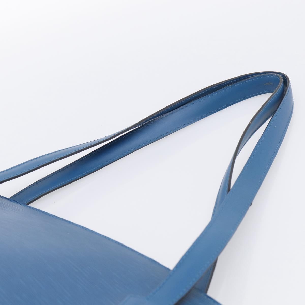 Louis Vuitton Saint Jacques Epi Leather, Blue, Leather, Handbag