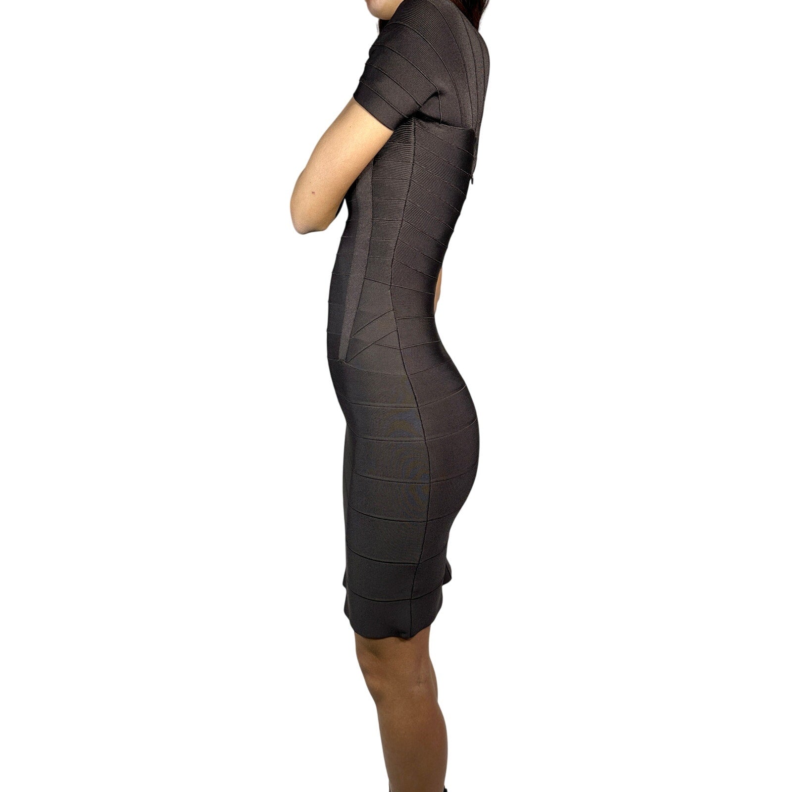ARMANI JEANS Studded Denim Mini Dress