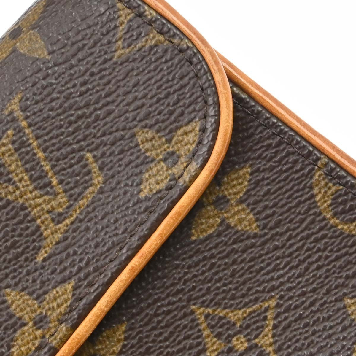 Louis Vuitton Florentine Waist Monogram Canvas, Brown, Canvas, Clutch