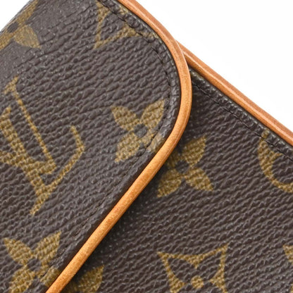 Louis Vuitton Florentine Waist Monogram Canvas, Brown, Canvas, Clutch