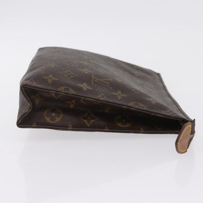 Louis Vuitton Toiletry Pouch Monogram Canvas, Brown, Canvas, Clutch