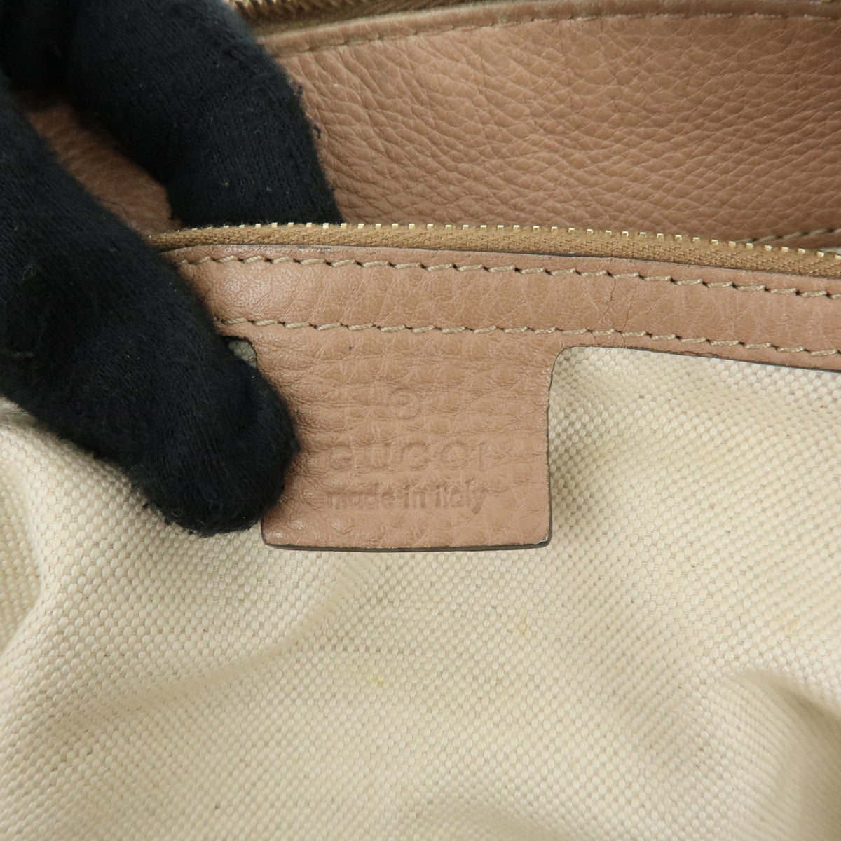 Gucci Bella Hobo Leather, Pink, Leather, Shoulder Bag