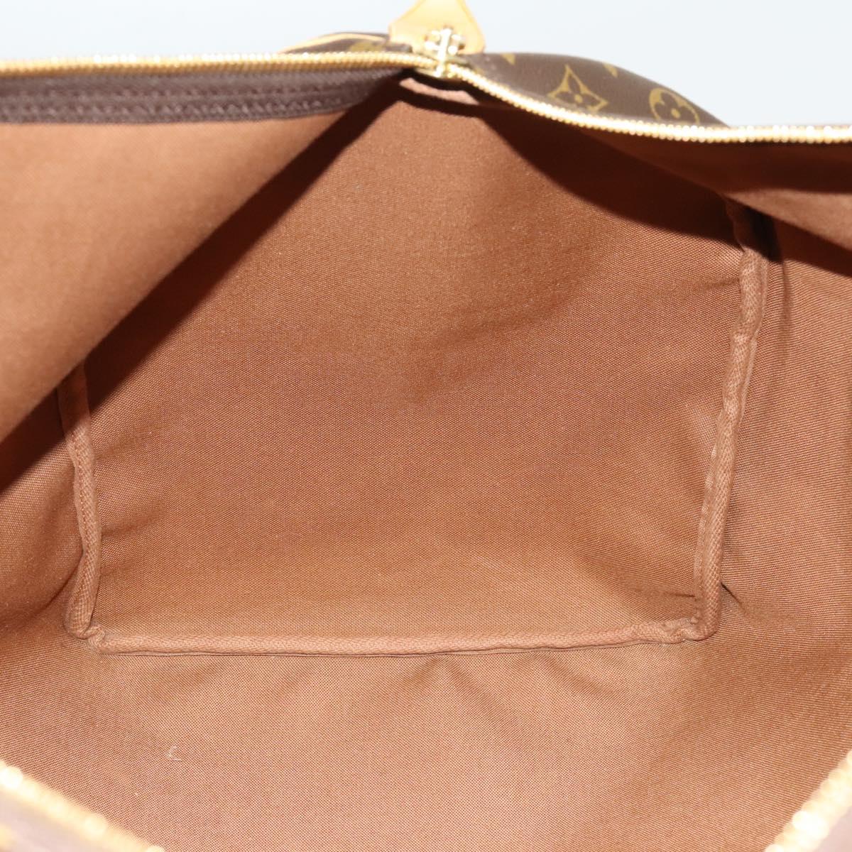 Louis Vuitton Keepall Bag Monogram Canvas, BROWN, CANVAS, Travel bag
