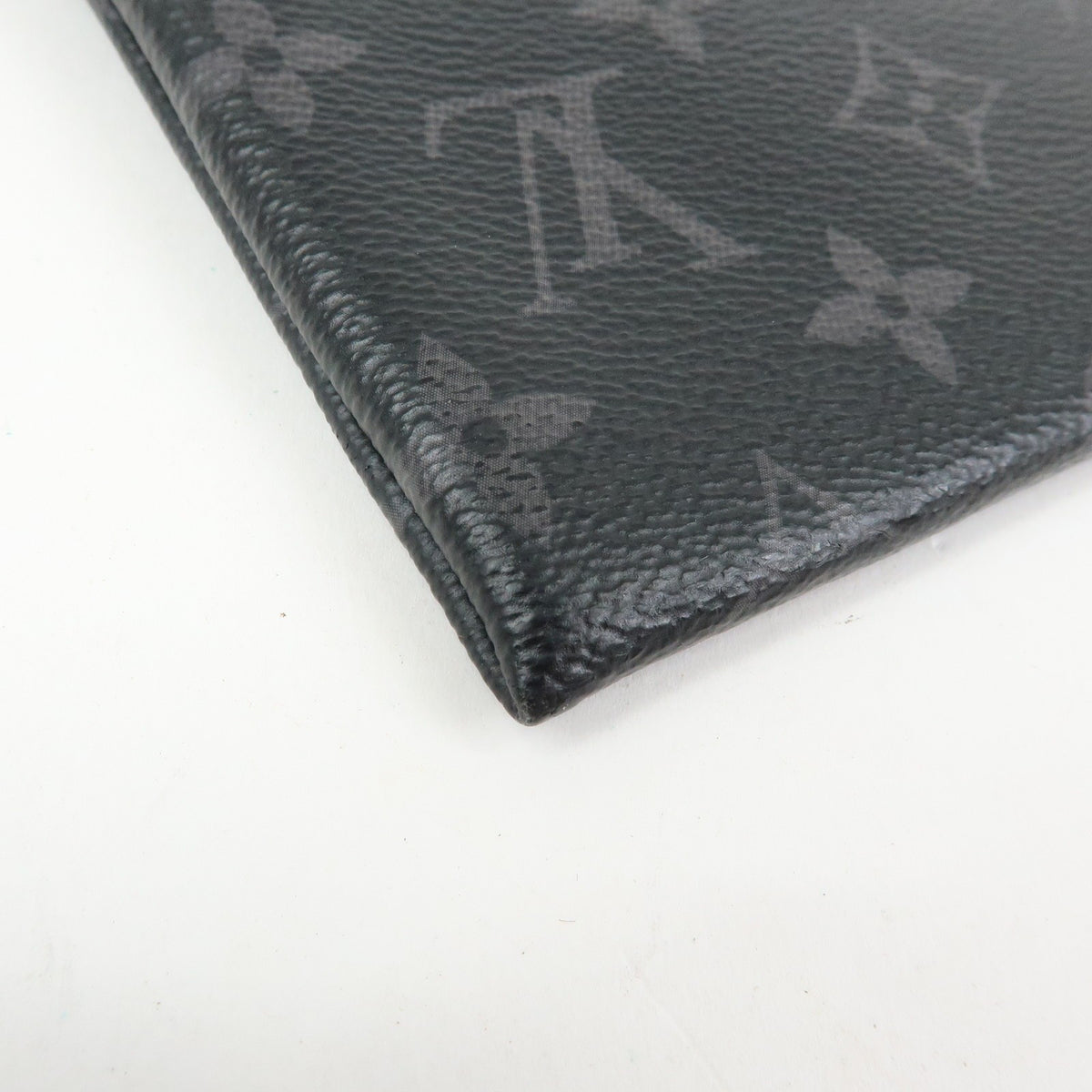 Louis Vuitton Discovery Pochette Monogram Eclipse Canvas, Black, Canvas, Clutch