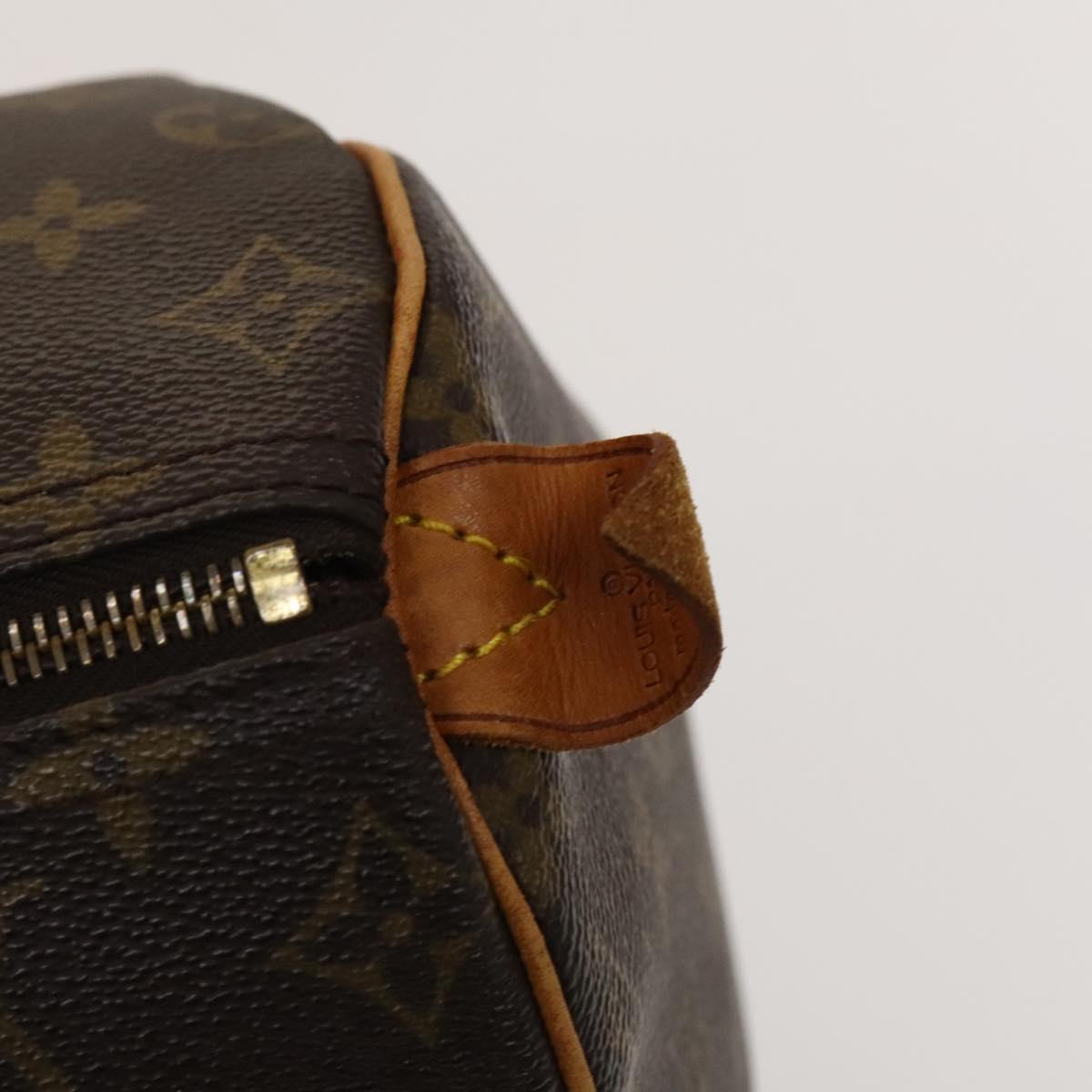 Louis Vuitton Speedy Handbag Monogram Canvas, BROWN, CANVAS, Handbag
