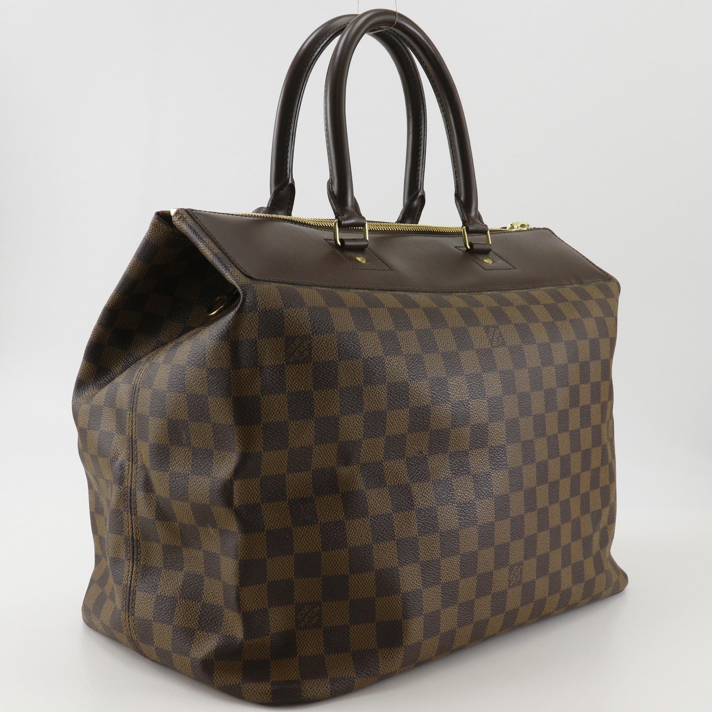 Louis Vuitton Greenwich Damier Ebene, Brown, Canvas, Handbag