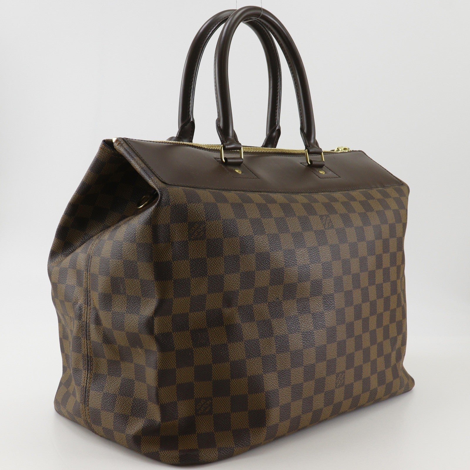 Louis Vuitton Greenwich Damier Ebene, Brown, Canvas, Handbag