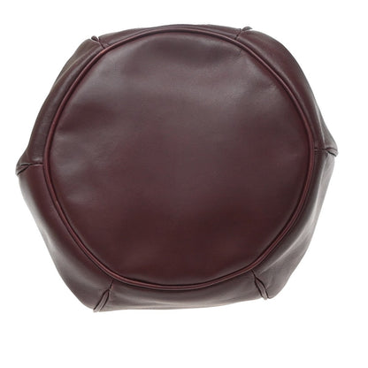 Cartier Must de cartier Leather, Burgundy, Leather, Shoulder Bag