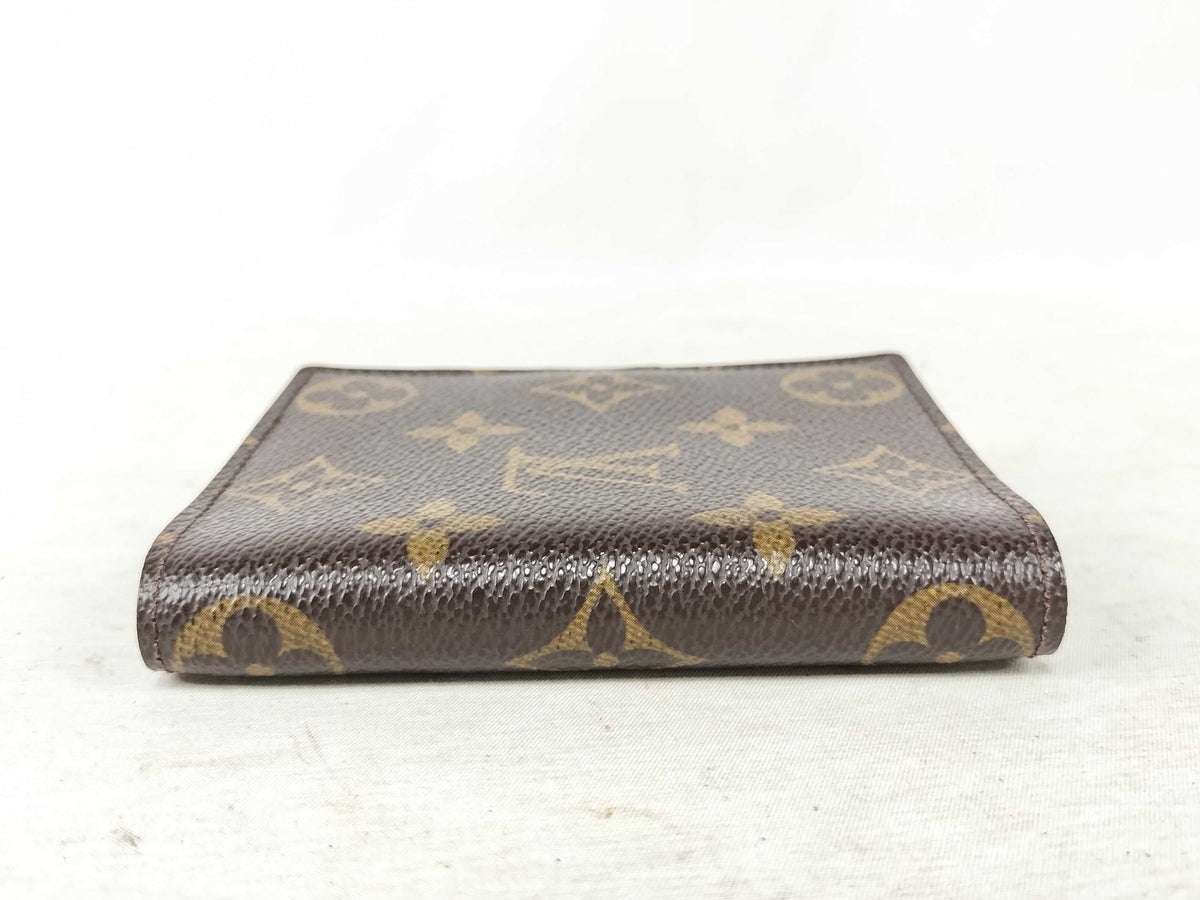 Louis Vuitton Viennois Monogram Canvas, Brown, Canvas, Card Holder