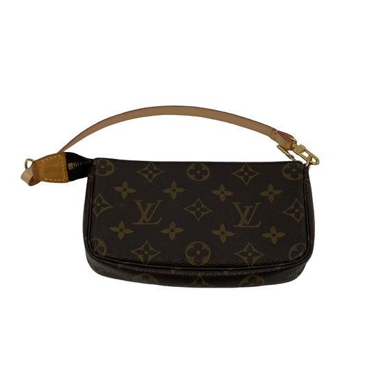 Louis Vuitton Pochette Limited Edition Sunshine Express, Brown, Canvas, Clutch