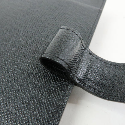 Louis Vuitton Ring Agenda Cover Epi Leather, Black, Leather, Briefcase