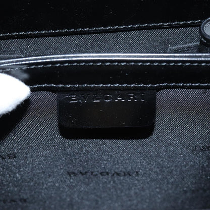 Bvlgari Handbag Leather, Black, Leather, Handbag