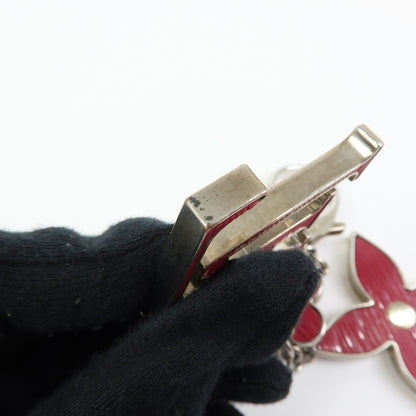 Louis Vuitton Fleur d'Epi Bag Charm Resin and Brass, Burgundy, Metal, Charm