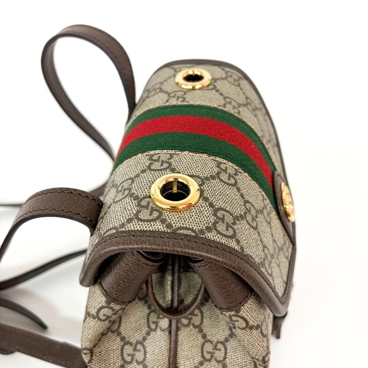 Gucci Ophidia GG Coated Canvas and Leather, Beige, Canvas, Shoulder Bag