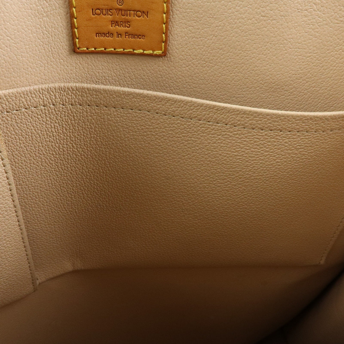 Louis Vuitton Vintage Sac Plat Monogram Canvas, Brown, Canvas, Handbag
