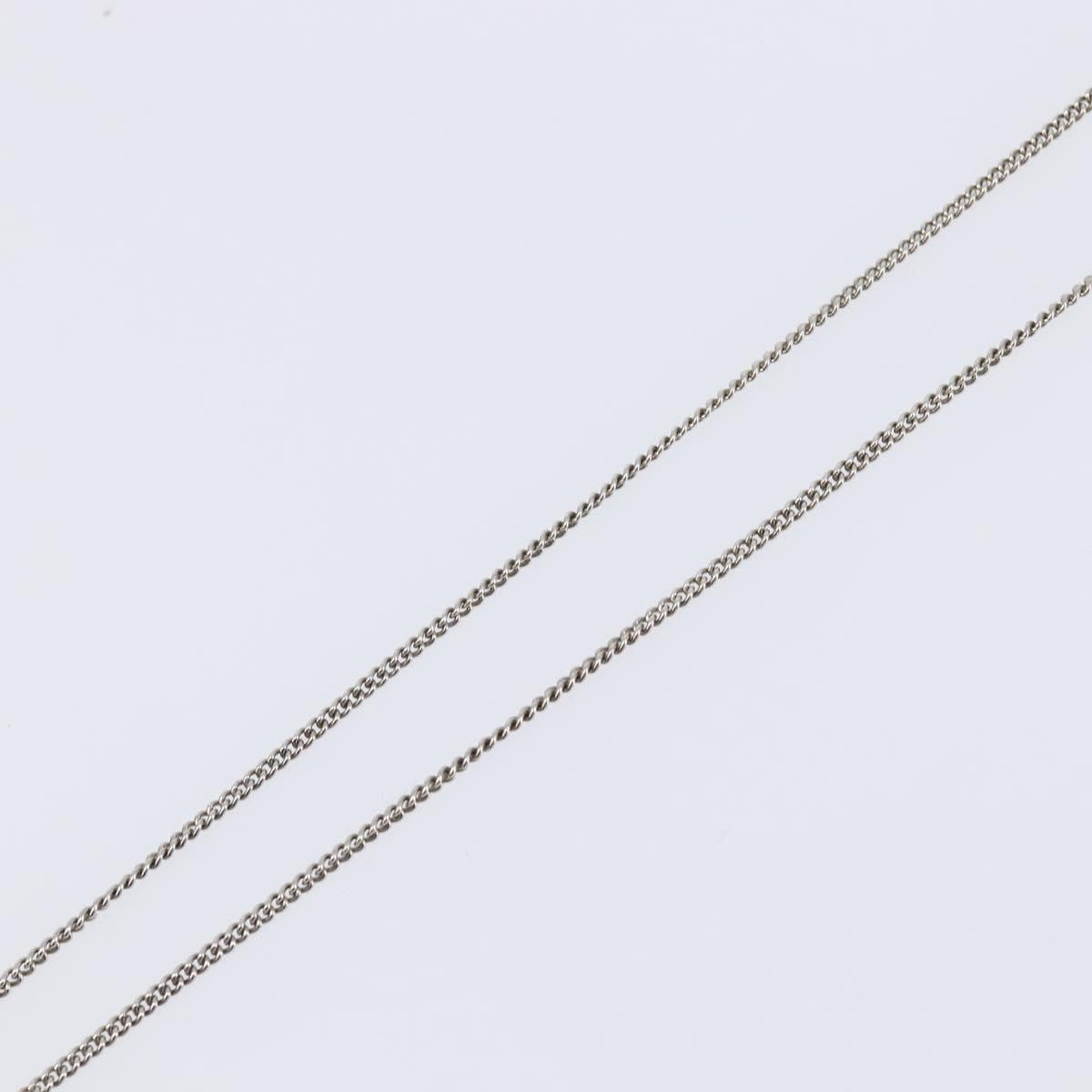 Chanel CC Pendant Metal with Crystals, Silver, Metal, Necklace