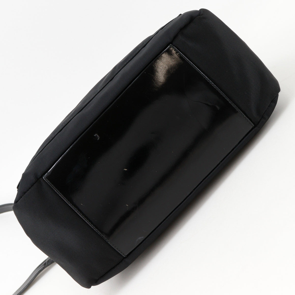 Gucci Sherry bamboo Nylon, Black, Nylon, Shoulder Bag